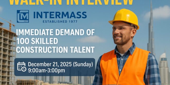 Intermass Walk-In Interview in UAE