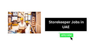 Assistant Storekeeper Jobs in Dubai 2026